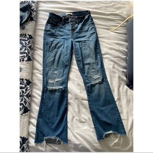 Madewell Cali Demi-Boots Ripped Edition